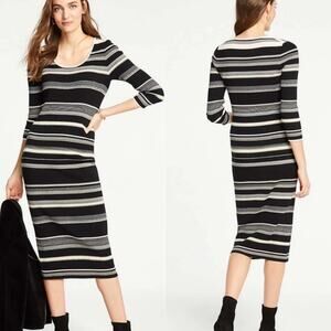 Ann Taylor Striped Scoop Neck Sweater
Dress - Midi Women’s Size M
